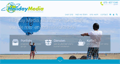 Desktop Screenshot of holidaymedia.nl
